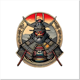 Samurai Logo Posters and Art